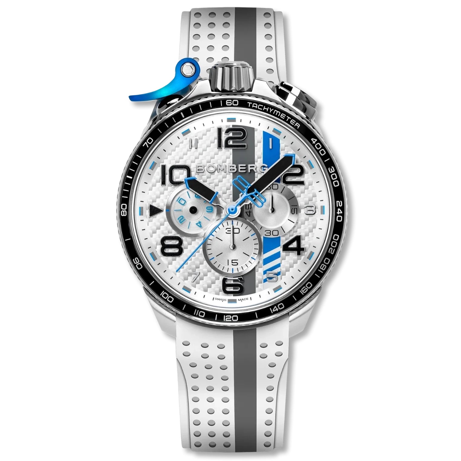 Watches - Bomberg Yas Marina Men's White Watch BS45CHSP.059-20.12