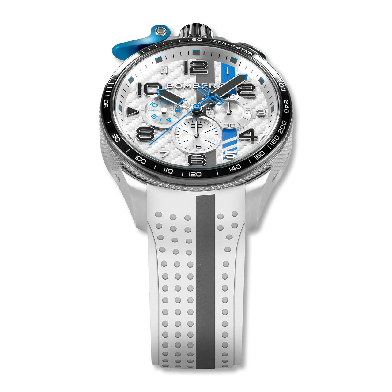 Watches - Bomberg Yas Marina Men's White Watch BS45CHSP.059-20.12