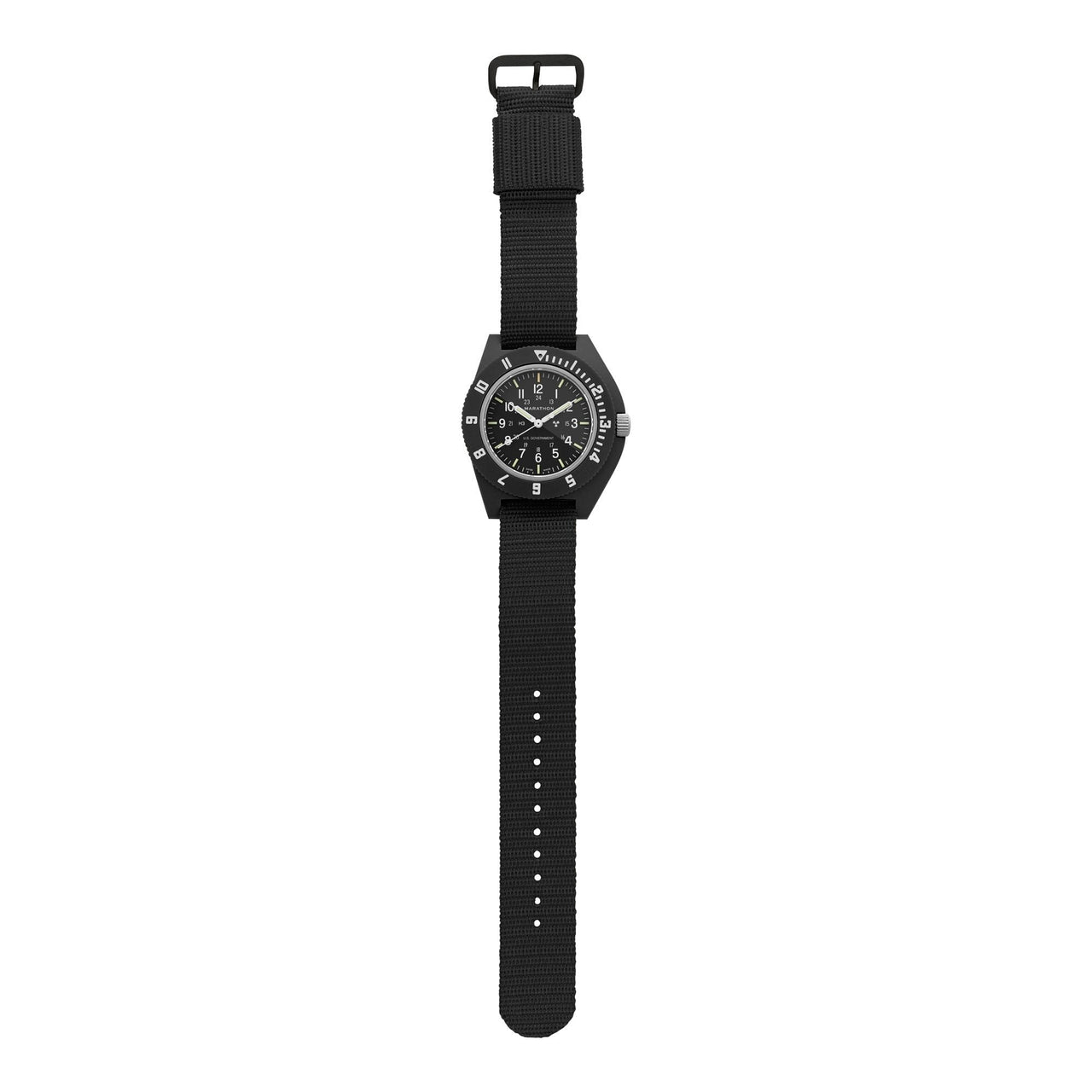 Watches - Marathon Black Pilot's Navigator - 41mm - US Government / Ballistic Nylon / Black - WW194001-S-BK-B