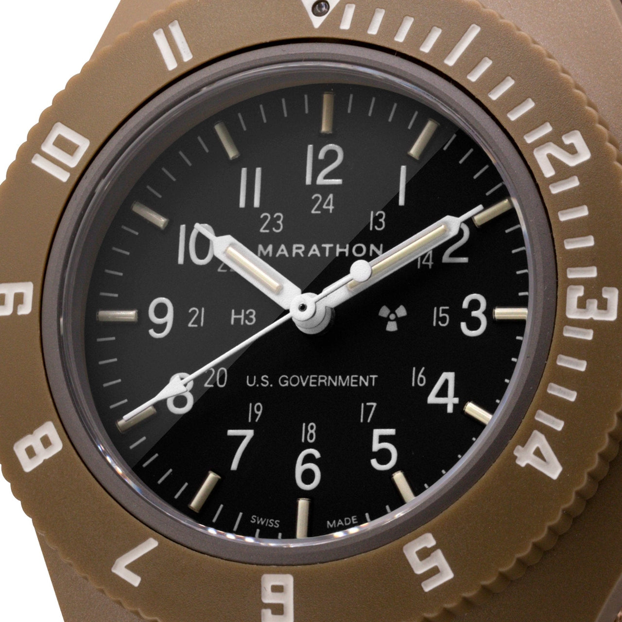 Watches - Marathon Desert Tan Pilot's Navigator - 41mm - US Government / Ballistic Nylon / Desert Tan - WW194001-S-DT-B