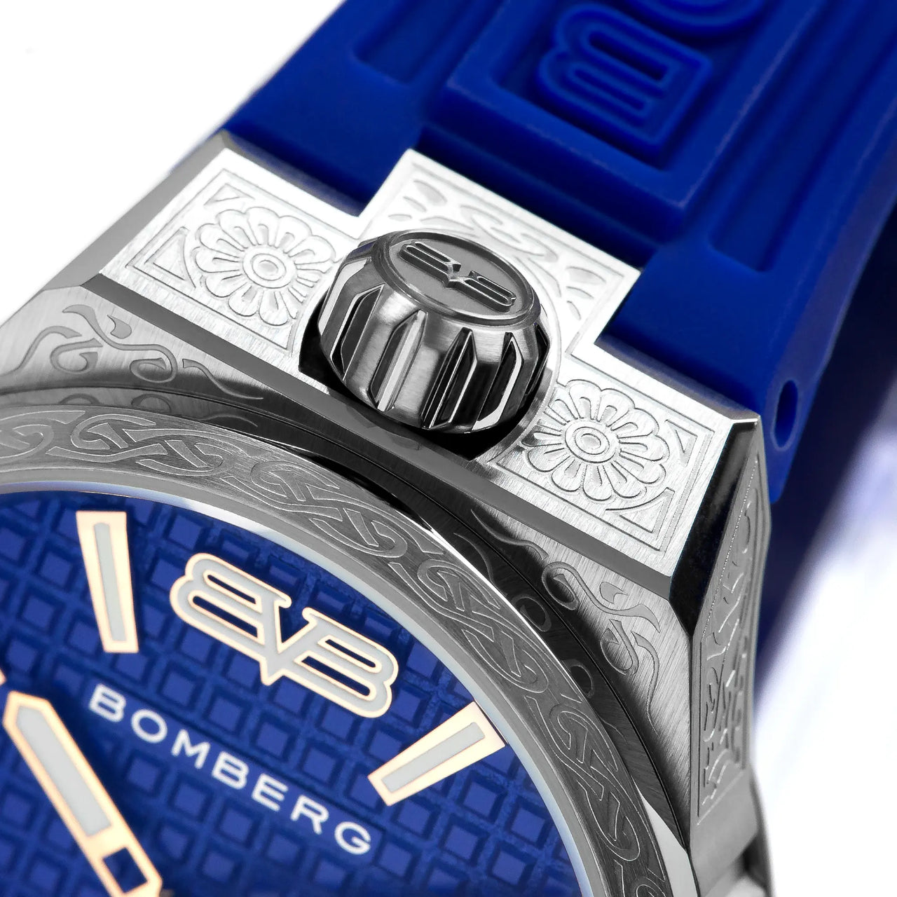 Bomberg Men's Majestic Blue Automatic Watch BF43ASS.12-7.12