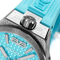 Thumbnail for Bomberg Men's Bolt-68 NEO Automatic Teal Lagoon Watch BF43ASS.12-6.12