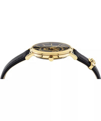 Thumbnail for Versace Essential Ladies Black Gold Watch VEK400421