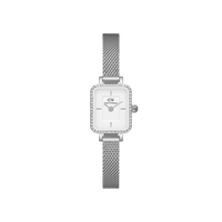 Thumbnail for Daniel Wellington Quadro Mini Lumine Bezel Silver Watch DW00100732