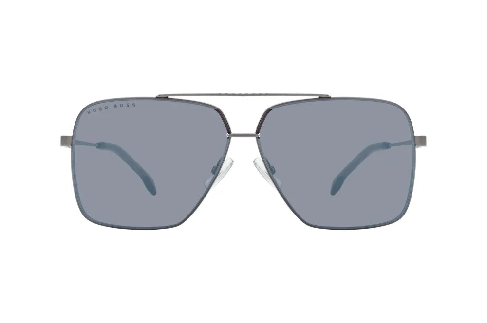 Boss by BOSS Men's Sunglasses Square Browline Grey 1325/S KJ1 T4 62