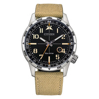 Thumbnail for Citizen Men's Watch Eco-Drive Aviator Sand BM7550-10E