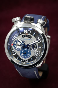 Thumbnail for Bomberg Men's Chronograph Watch BOLT-68 Blue BS45CHSS.007.3