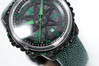 Thumbnail for Bomberg Watch BB-01 Automatic Green Catacomb Limited Edition CT43APBA.25-3.11