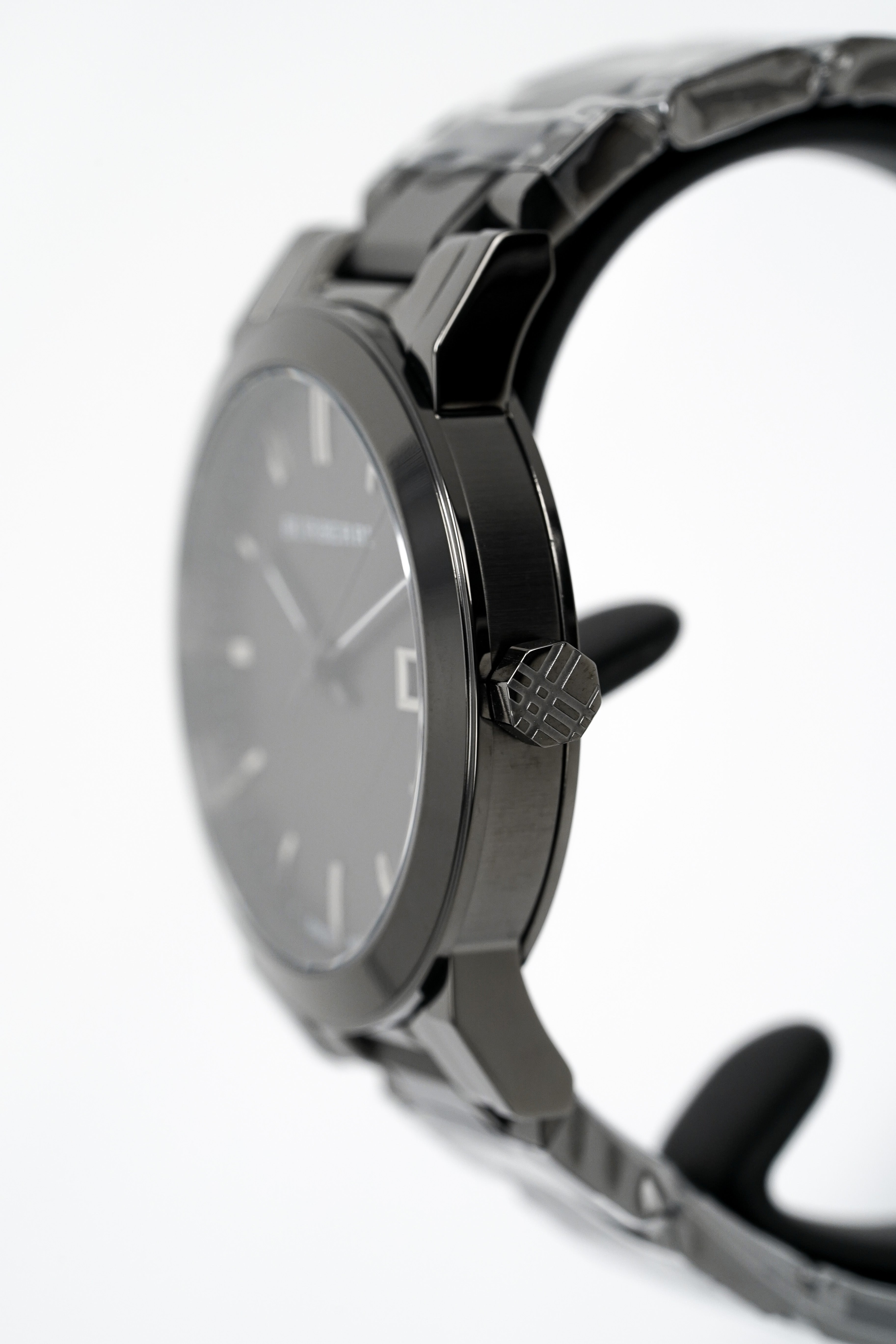 Burberry The City Gunmetal Watch | Stainless Steel 38mm – Watches