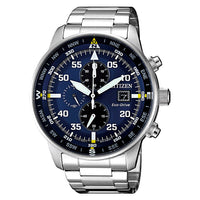 Thumbnail for Citizen Men's Watch Eco-Drive Aviator Chronograph Blue CA0690-88L