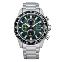 Thumbnail for Citizen Men's Watch Eco-Drive Chrono Racing Green CA0780-87X