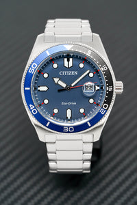 Thumbnail for Citizen Men's Watch Eco-Drive Sport Blue Silver AW1761-89L