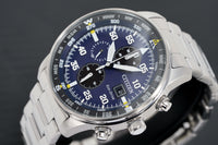 Thumbnail for Citizen Men's Watch Eco-Drive Aviator Chronograph Blue CA0690-88L