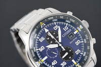 Thumbnail for Citizen Men's Watch Eco-Drive Aviator Chronograph Blue CA0690-88L