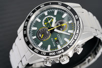 Thumbnail for Citizen Men's Watch Eco-Drive Chrono Racing Green CA0780-87X