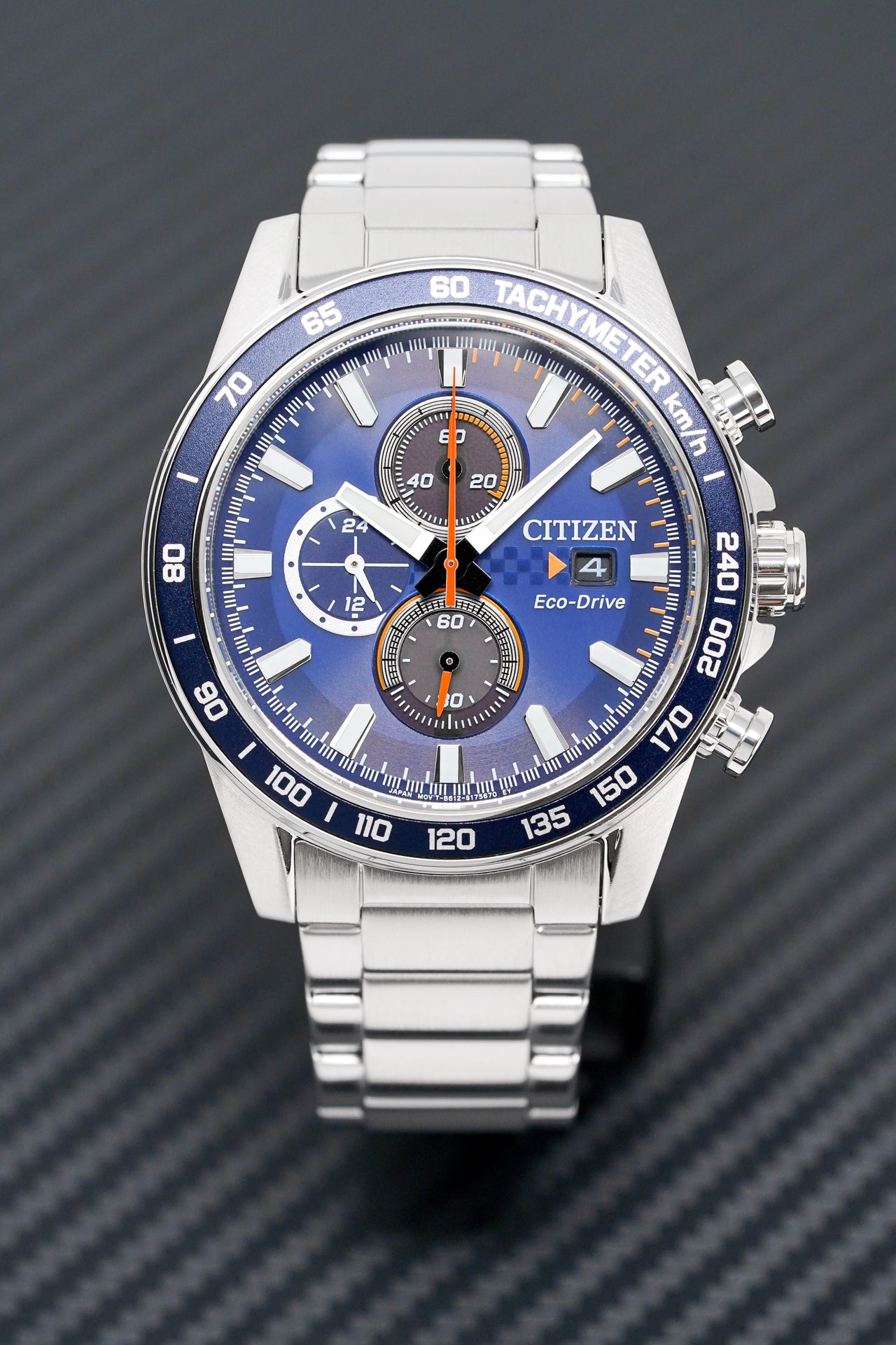 Citizen Men's Watch Eco-Drive Chrono Racing Blue CA0781-84L