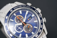 Thumbnail for Citizen Men's Watch Eco-Drive Chrono Racing Blue CA0781-84L