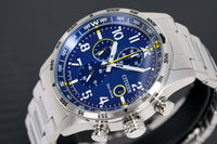 Thumbnail for Citizen Men's Watch Eco-Drive Chrono Aviator Blue CA0790-83L