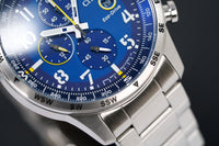 Thumbnail for Citizen Men's Watch Eco-Drive Chrono Aviator Blue CA0790-83L