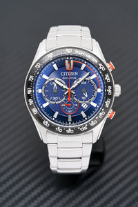 Thumbnail for Citizen Men's Watch Eco-Drive Chrono Sport Blue CA4486-82L