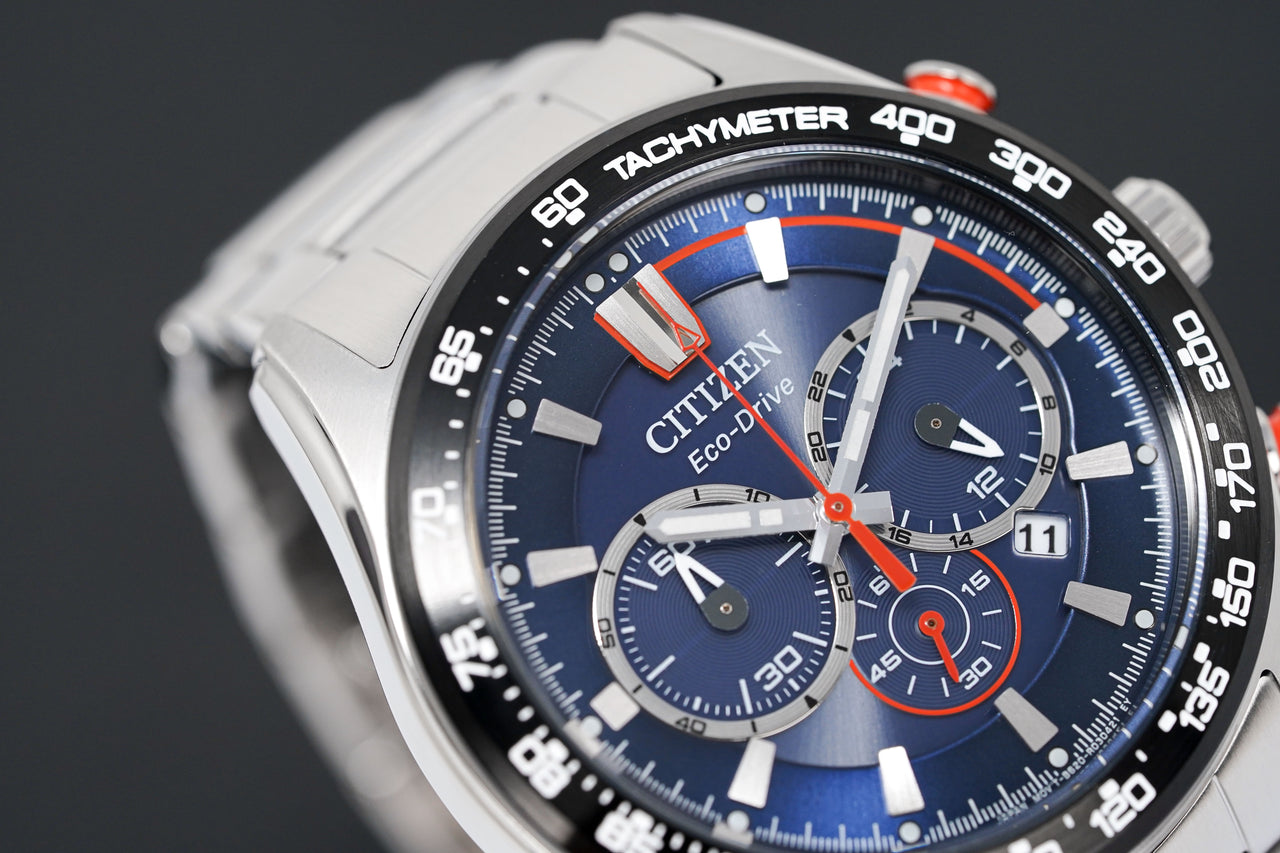 Citizen Men's Watch Eco-Drive Chrono Sport Blue CA4486-82L