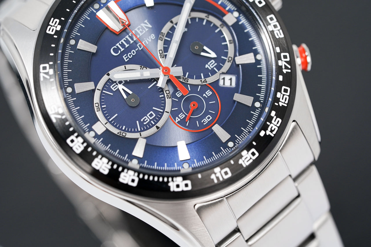 Citizen Men's Watch Eco-Drive Chrono Sport Blue CA4486-82L