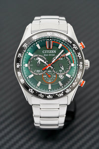 Thumbnail for Citizen Men's Watch Eco-Drive Chrono Sport Green CA4486-82X