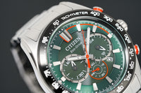 Thumbnail for Citizen Men's Watch Eco-Drive Chrono Sport Green CA4486-82X