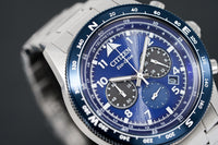 Thumbnail for Citizen Men's Watch Eco-Drive Future Force Chrono Blue CA4554-84L