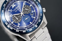 Thumbnail for Citizen Men's Watch Eco-Drive Future Force Chrono Blue CA4554-84L