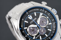 Thumbnail for Citizen Men's Watch Eco-Drive Active Chrono Black Blue CA4560-81E