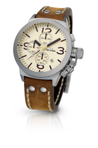 Thumbnail for TW Steel Watch Men's Canteen Chronograph Cream CS104