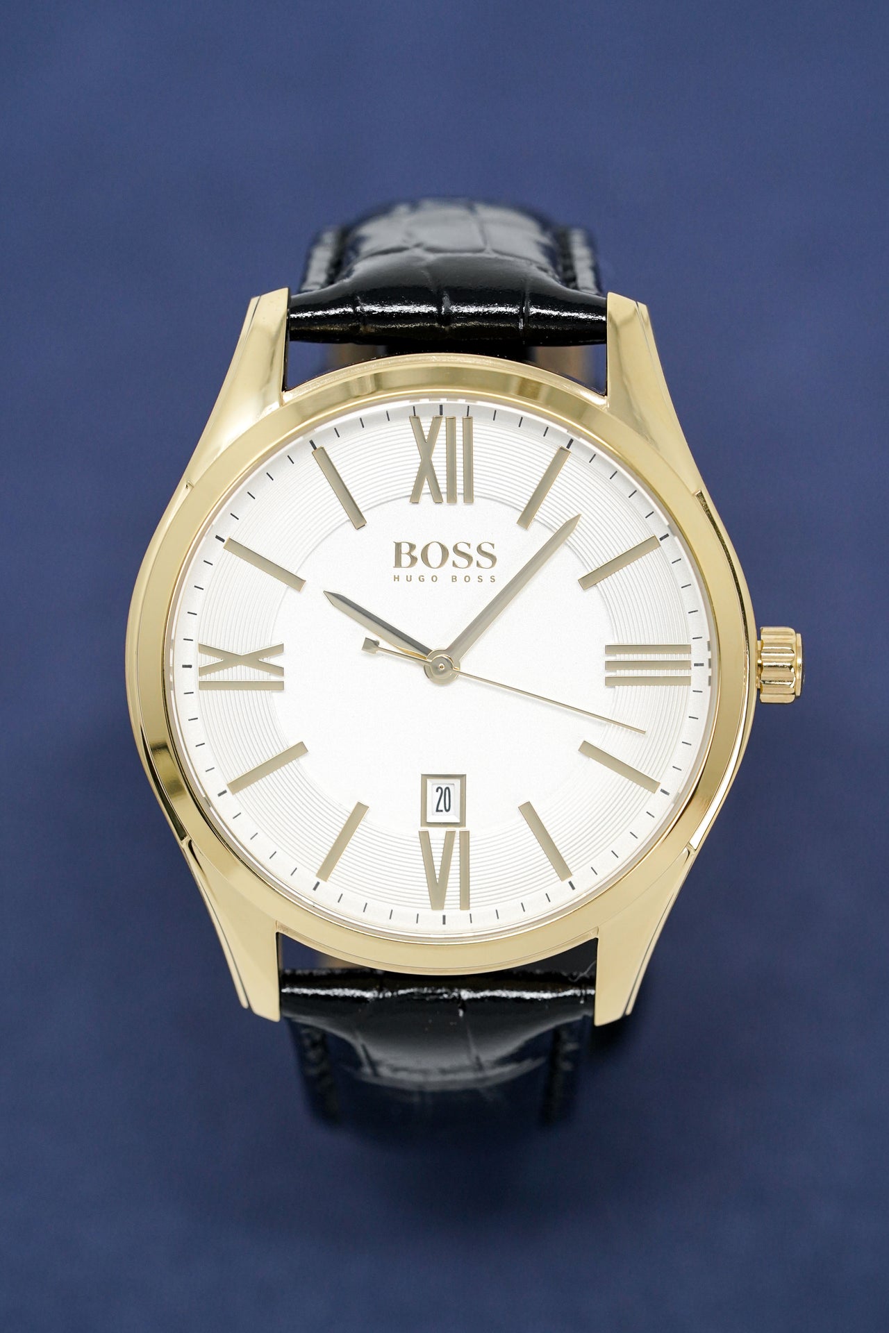 BOSS Watch Classic Gold Plate White HB1513020