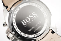 Thumbnail for BOSS Men's Watch Chronograph Black Driver Fabric Leather HB1513087