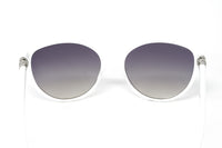 Thumbnail for Swarovski Women's Sunglasses Oval Cat Eye White Gradient Grey