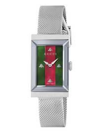 Thumbnail for Gucci Watch G-Frame Ladies 21mm Stripe Bracelet