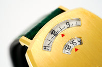 Thumbnail for Gucci Watch Grip 35mm Yellow Gold Green Alligator