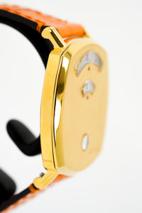 Thumbnail for Gucci Watch Grip 35mm Gold PVD Orange Alligator