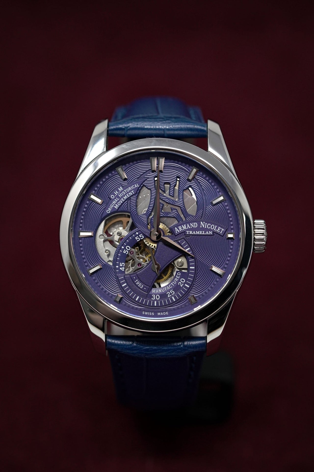 Armand Nicolet L16 O.H.M. Limited Edition Blue Watches Crystals