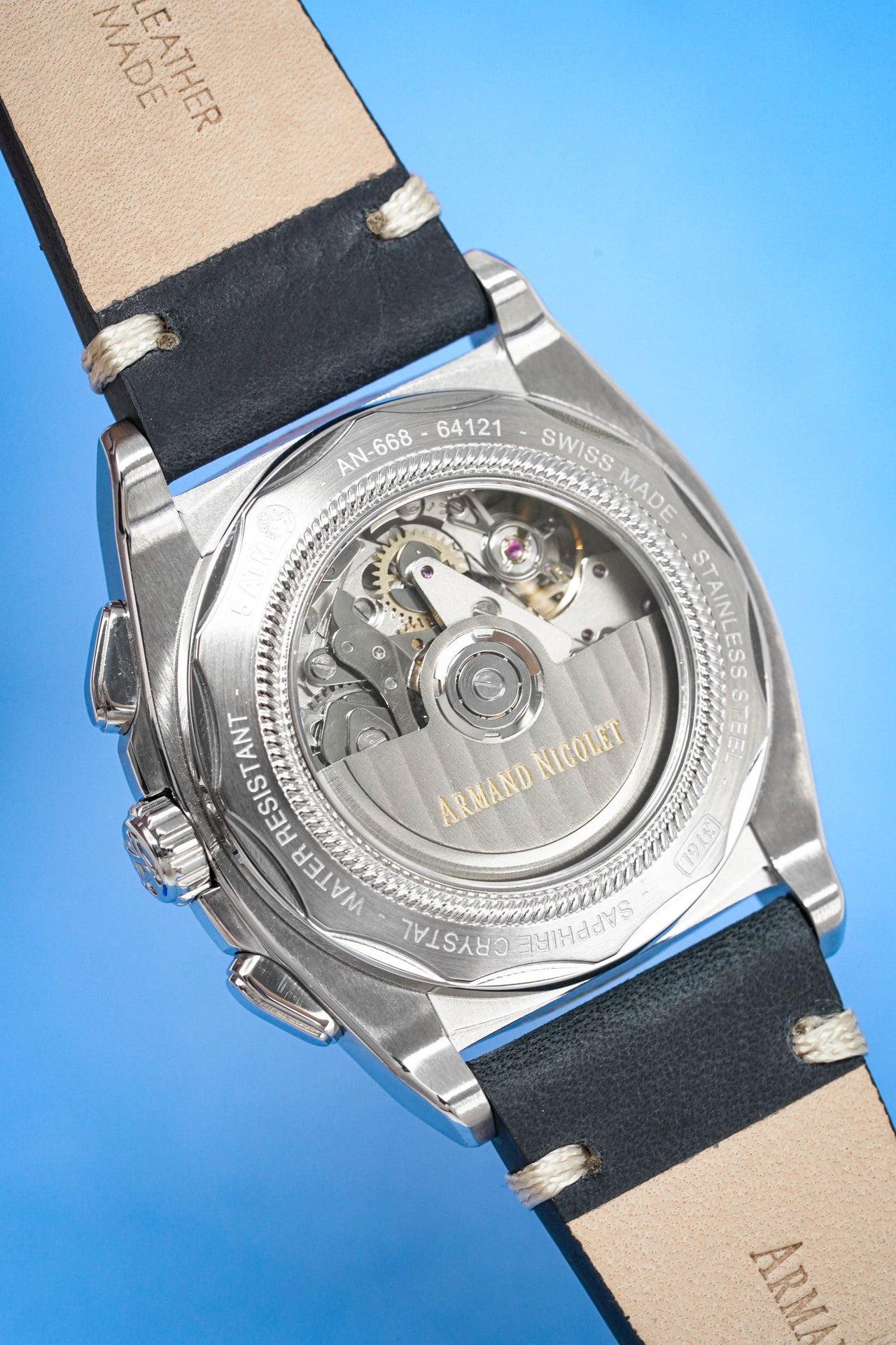 Chronograph sapphire clearance crystal