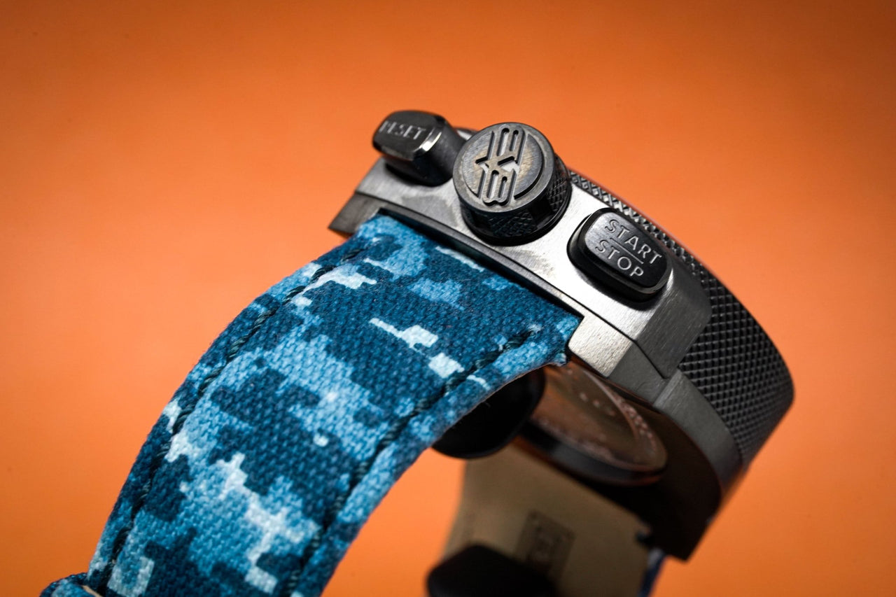 Bomberg BOLT-68 Chronograph Blue Camo - Watches & Crystals