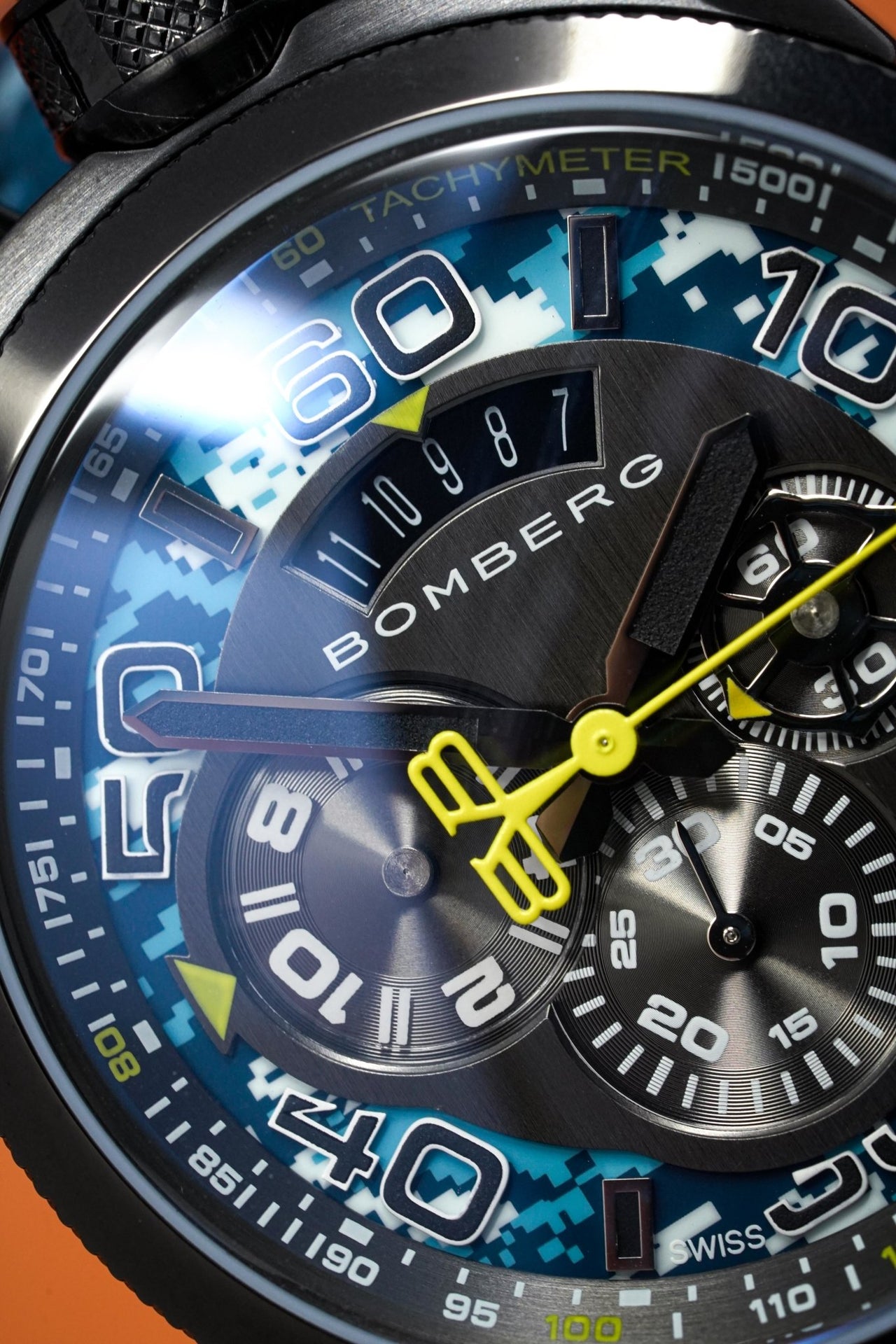 Bomberg BOLT-68 Chronograph Blue Camo - Watches & Crystals