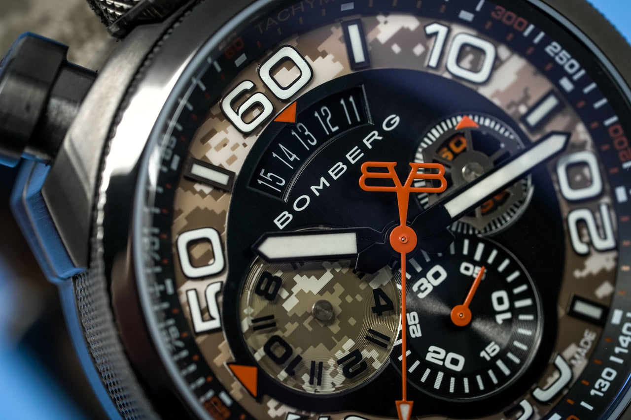 Bomberg BOLT-68 Chronograph Desert Camo - Watches & Crystals