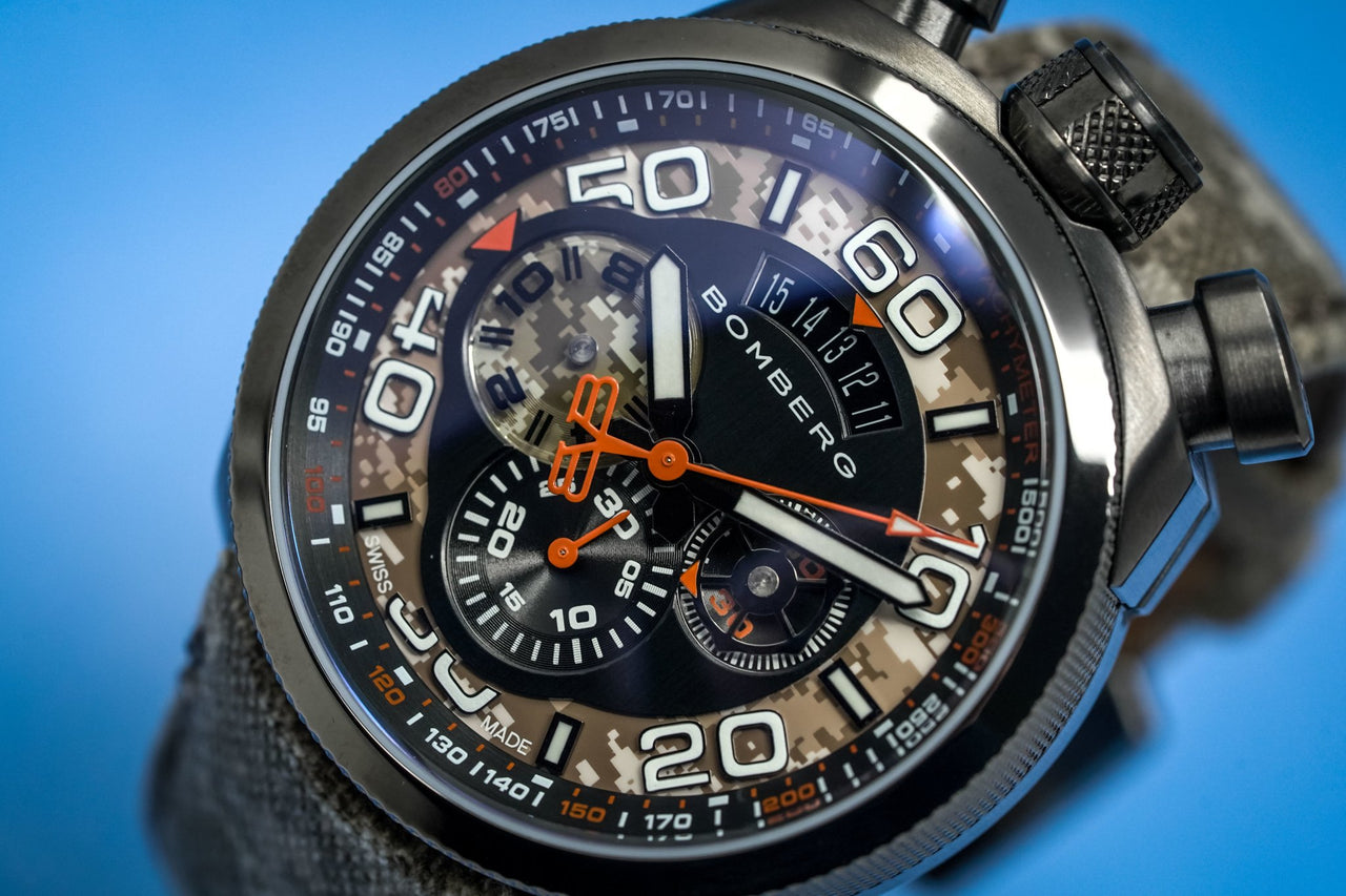 Bomberg BOLT-68 Chronograph Desert Camo - Watches & Crystals