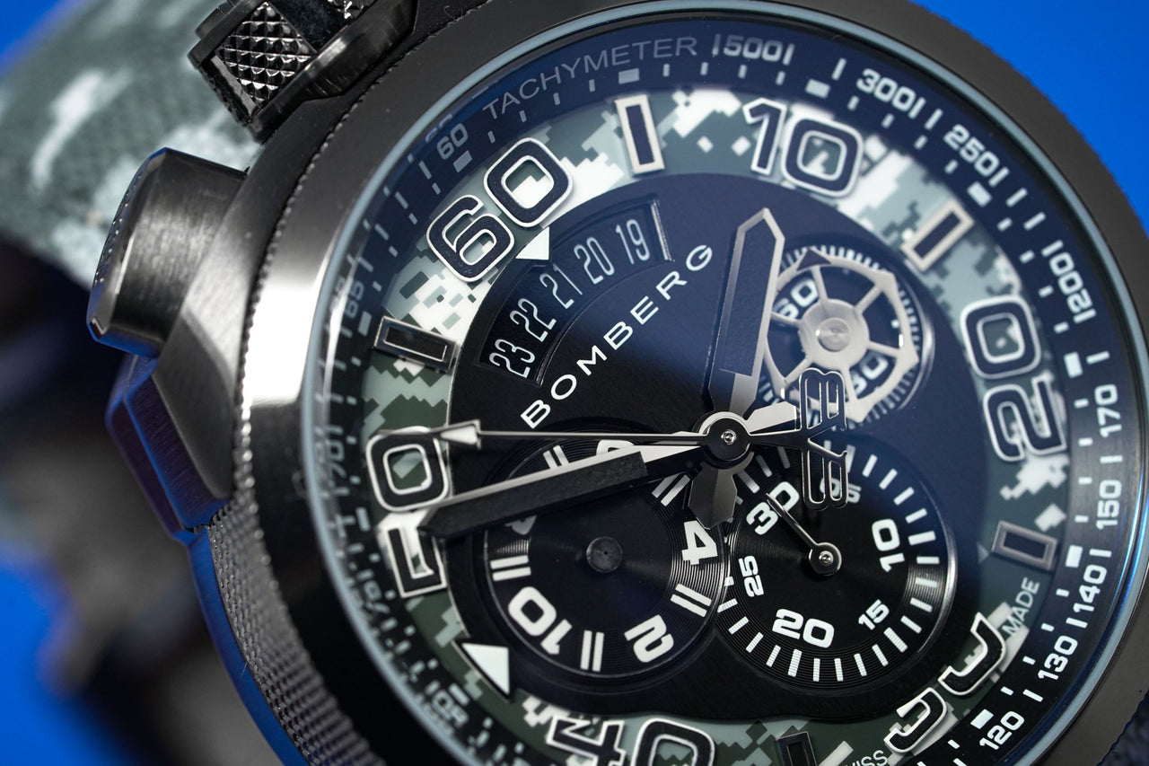 Bomberg BOLT-68 Chronograph Winter Camo - Watches & Crystals