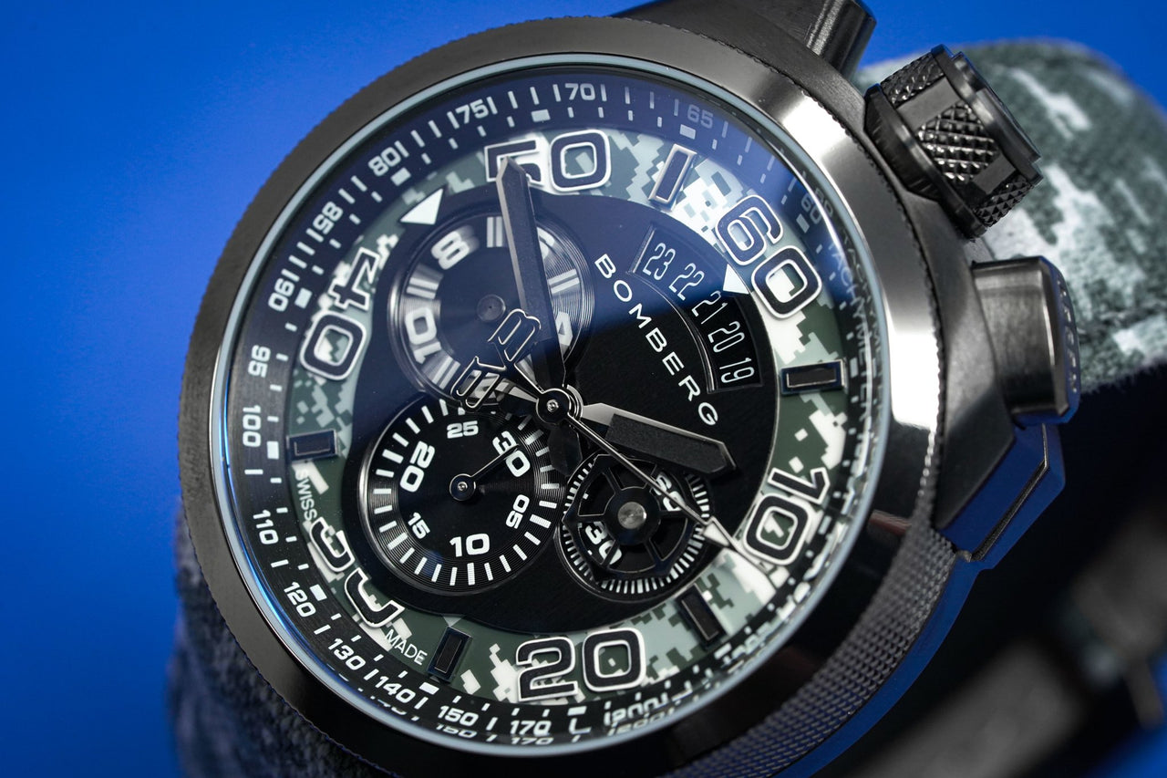 Bomberg BOLT-68 Chronograph Winter Camo - Watches & Crystals