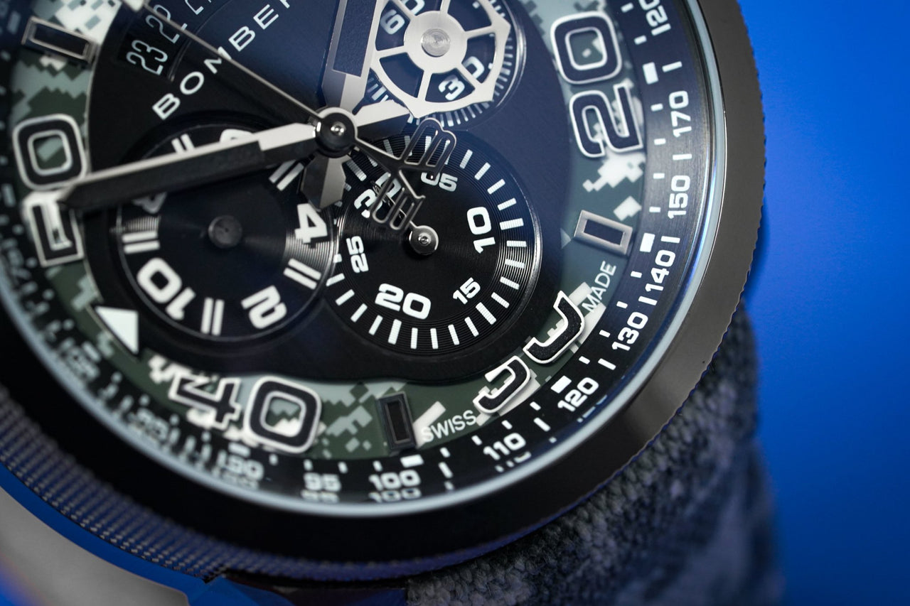 Bomberg BOLT-68 Chronograph Winter Camo - Watches & Crystals