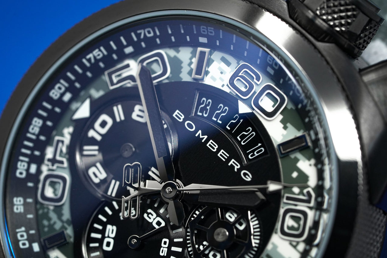 Bomberg BOLT-68 Chronograph Winter Camo - Watches & Crystals