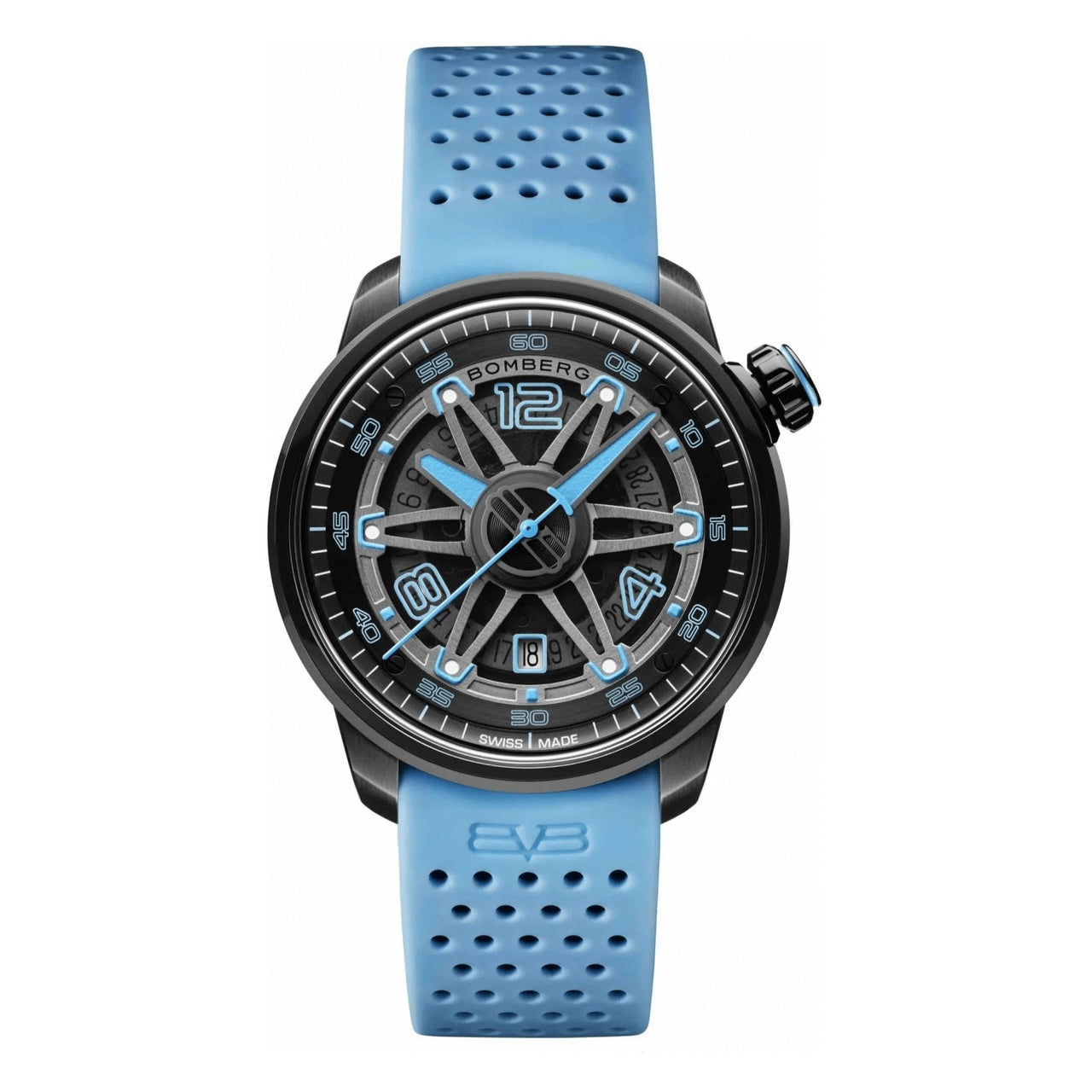 Bomberg Men's Watch BB-01 Black PVD Blue CT43APBA.21-3.11 - Watches & Crystals