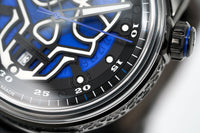 Thumbnail for Bomberg Men's Watch BB-01 Black PVD Blue Skull CT43APBA.23-2.11 - Watches & Crystals